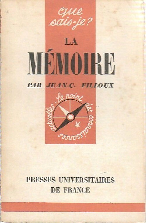 Livrenpoche : La mémoire - Jean-Claude Filloux - Livre