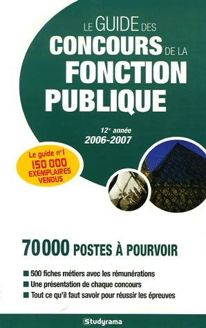 Livrenpoche : Le guide des concours de la fonction publique 2006-2007 - Mari-Lorène Giniès - Livre