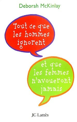 Livrenpoche : Tout ce que les hommes ignorent et que les femmes n'avoueront jamais - Deborah McKinlay - Livre