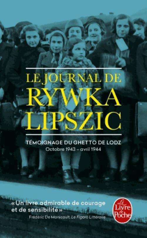 Livrenpoche : Le journal de Rywka Lipszyc - Rywka Lipszyc - Livre