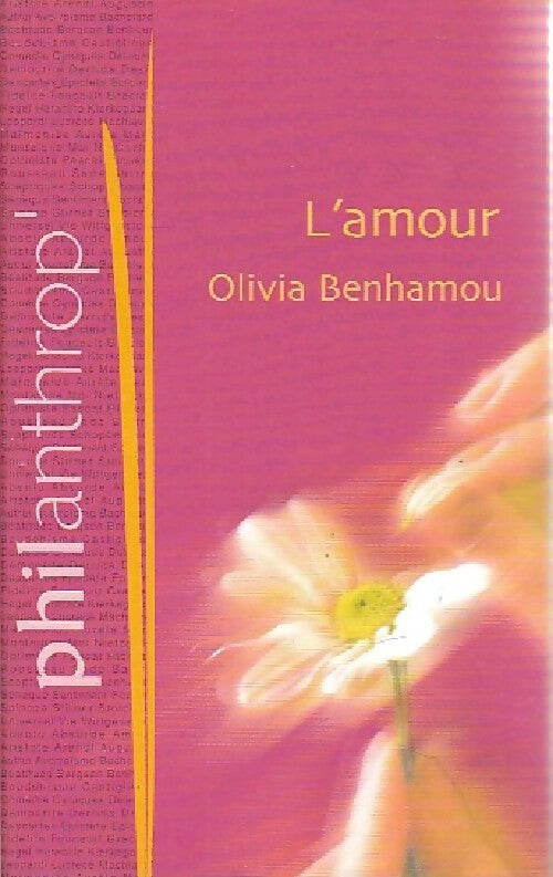 Livrenpoche : L'amour - Olivia Benhamou - Livre