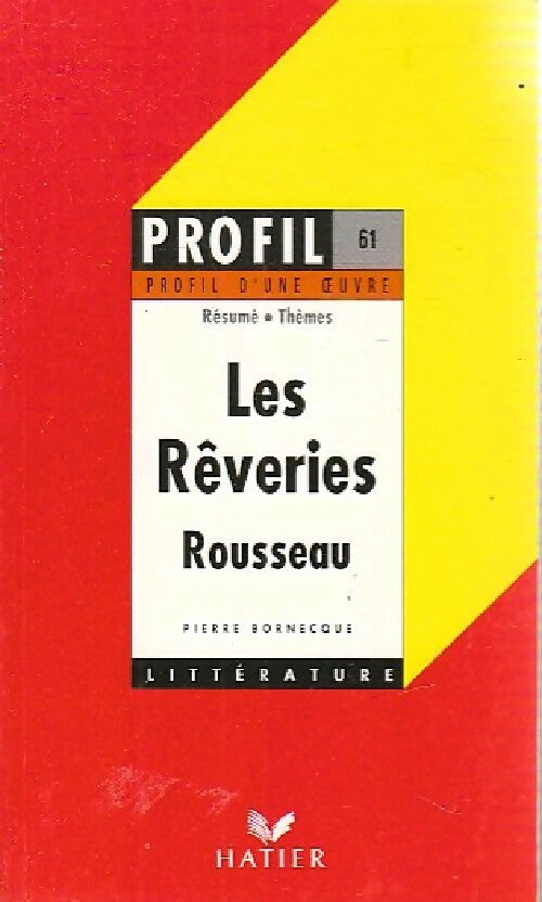 Livrenpoche : Les rêveries du promeneur solitaire - Jean-Jacques Rousseau - Livre