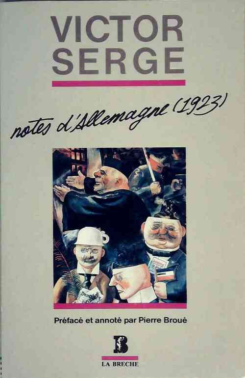 Livrenpoche : Notes d'Allemagne (1923) - Victor Serge - Livre