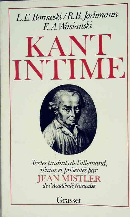 Livrenpoche : Kant intime - L.E. Borowski - Livre