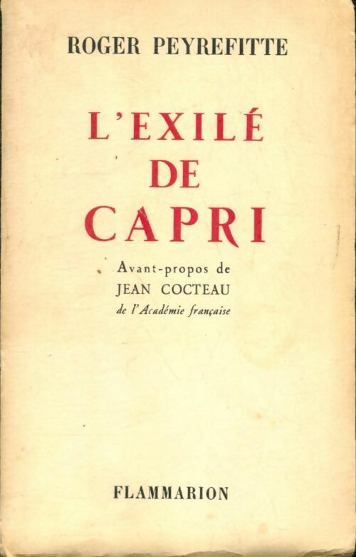 Livrenpoche : L'exilé de Capri - Roger Peyrefitte - Livre