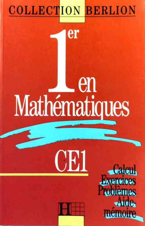 Livrenpoche : 1er en mathématiques CE1 - Monique Verchère - Livre
