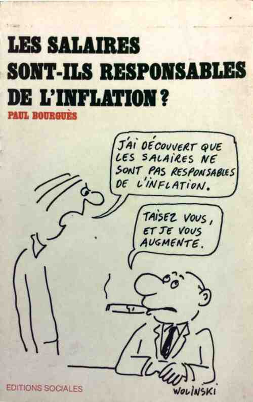 Livrenpoche : Les salaires sont-ils responsables de l'inflation? - Paul Bourguès - Livre
