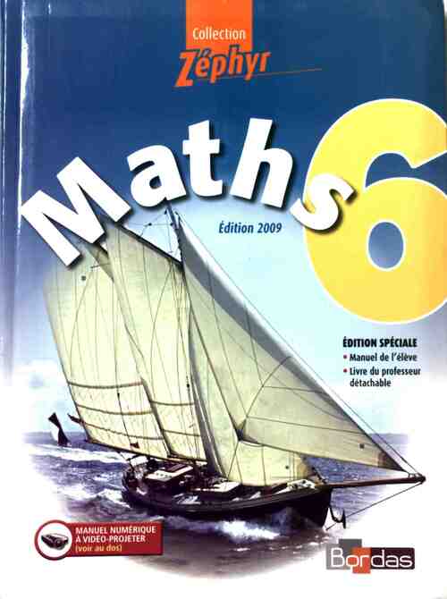 Mathématiques 6e. Version professeur  - Martine Lafon -  Zéphyr - Livre