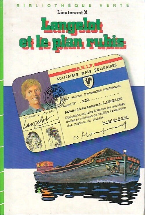 Livrenpoche : Langelot et le plan rubis - Lieutenant X - Livre