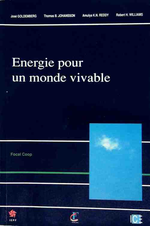 Livrenpoche : Energie pour un monde vivable - José Goldemberg - Livre