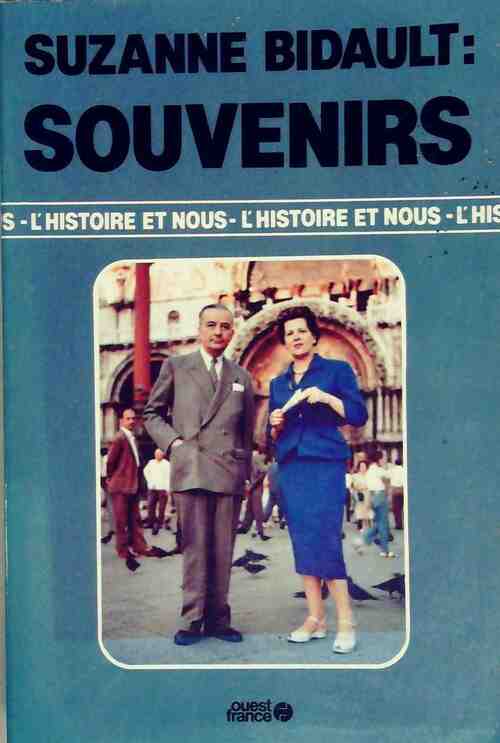 Livrenpoche : Souvenirs - Suzanne Bidault - Livre