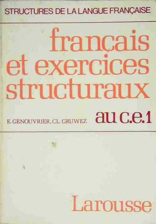 Livrenpoche : Français et exercices structuraux au C.E.1 - Emile Genouvrier - Livre