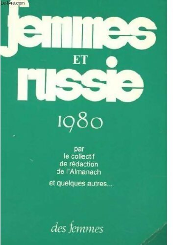 Livrenpoche : Femmes et Russie 1980 - Collectif - Livre