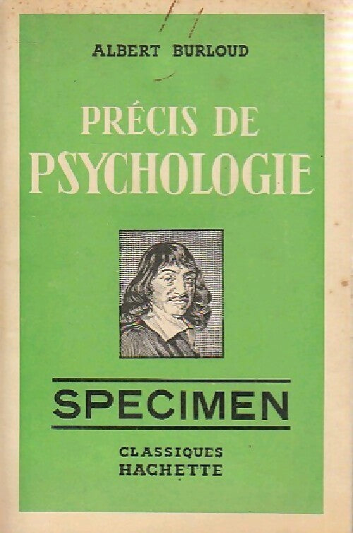 Livrenpoche : Précis de psychologie - A. Burloud - Livre