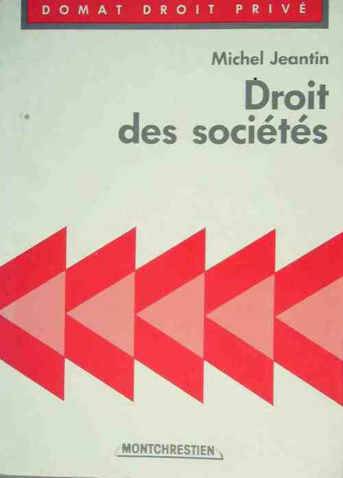 Livrenpoche : Droit des sociétés - Michel Jeantin - Livre