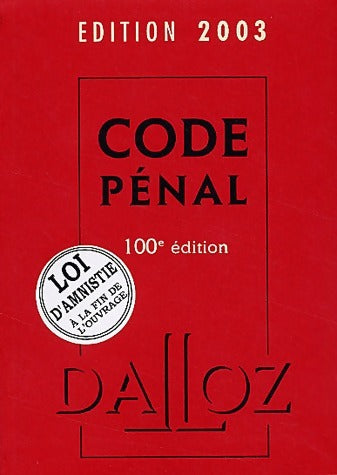 Livrenpoche : Code pénal 2003 - Yves Mayaud - Livre
