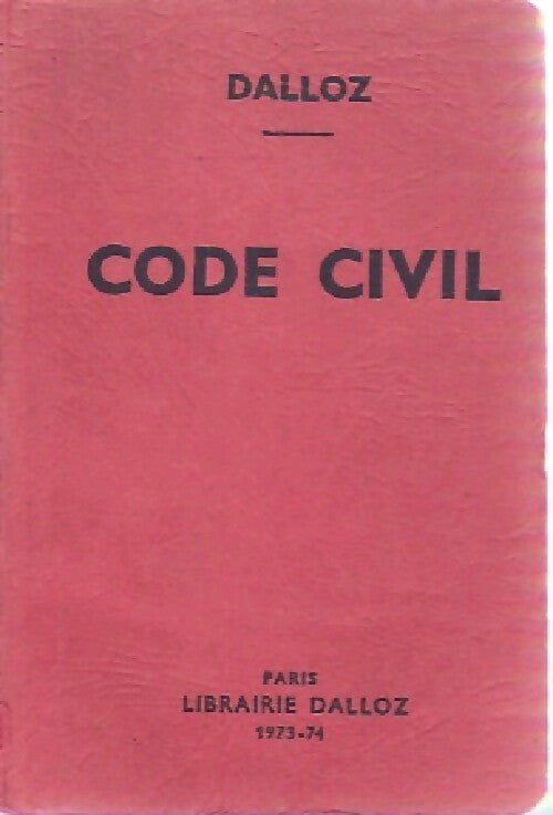 Livrenpoche : Code civil 1977/78 - Collectif - Livre