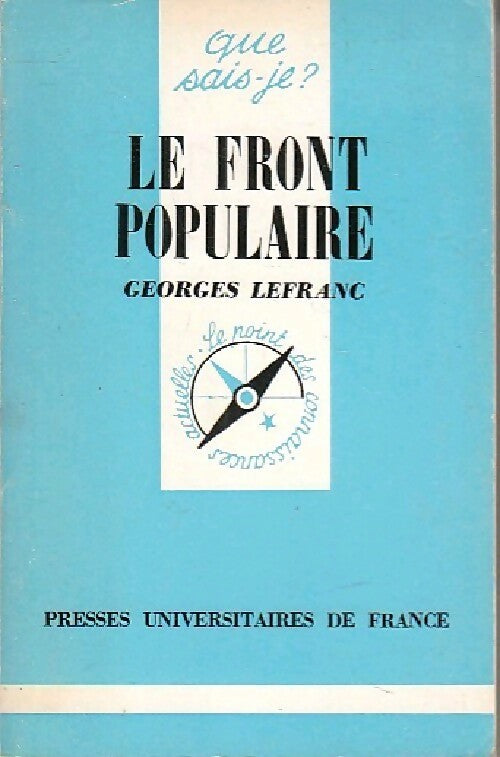 Livrenpoche : Le Front Populaire - Georges Lefranc - Livre