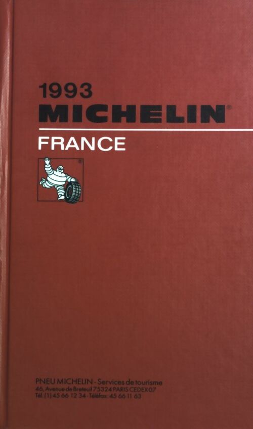 Livrenpoche : Guide Michelin France 1993 - Collectif - Livre