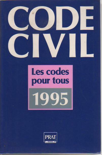 Code civil 1995 - Inconnu -  Les codes pour tous - Livre