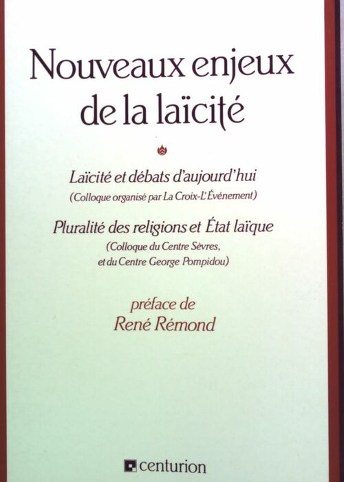Livrenpoche : Nouveaux enjeux de la laïcité - Collectif - Livre