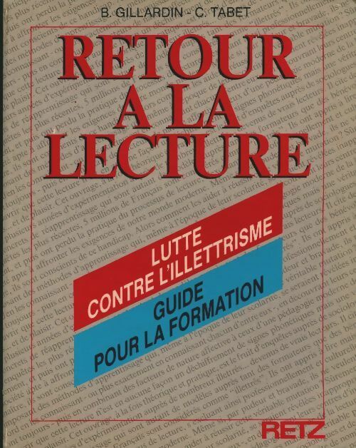 Livrenpoche : Retour à la lecture - B. Gillardin - Livre