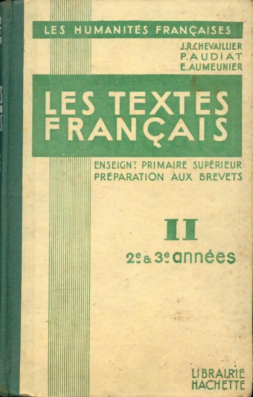 Livrenpoche : Les textes français Tome II - J.R. Chevaillier - Livre