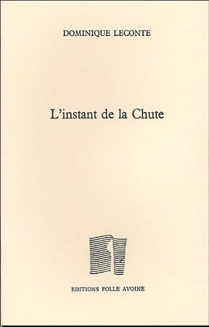 Livrenpoche : L'instant de la chute - Dominique Leconte - Livre