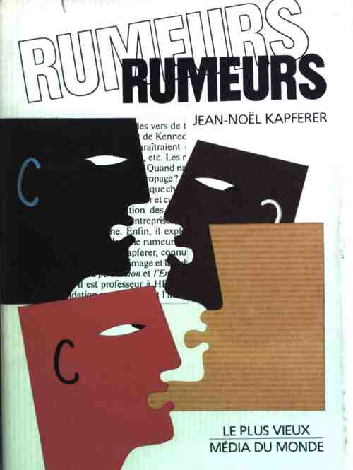 Livrenpoche : Rumeurs - Jean-Noël Kapferer - Livre