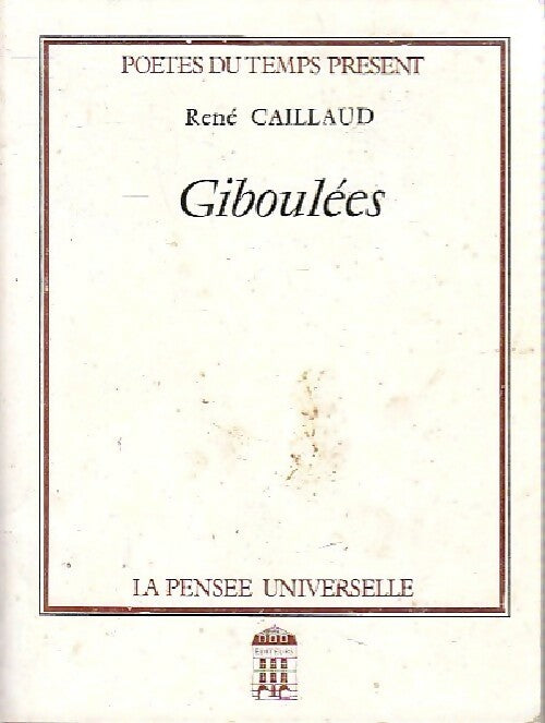 Livrenpoche : Giboulées - René Caillaud - Livre