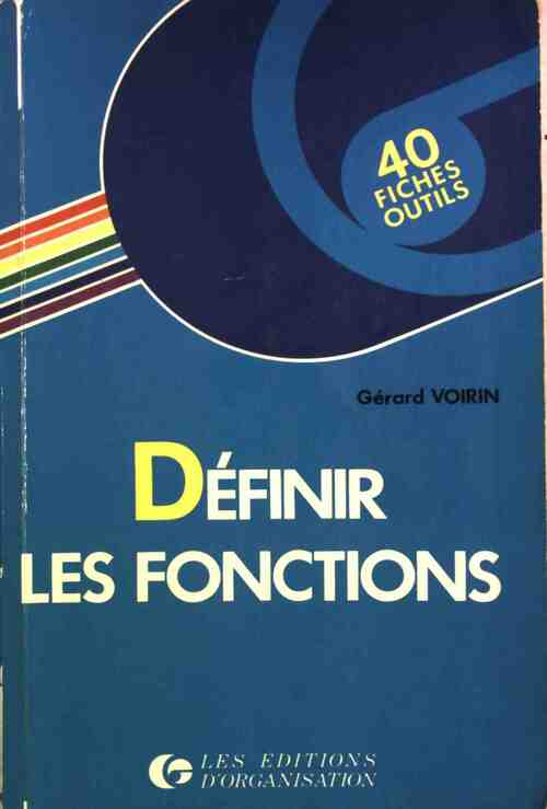 Livrenpoche : Définir les fonctions - Gérard Voirin - Livre