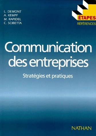 Livrenpoche : Communications des entreprises : Stratégies et pratiques - Liliane Demont - Livre