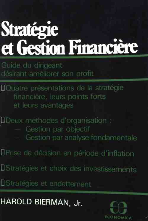 Livrenpoche : Stratégie et gestion financière - Harold Jr. Bierman - Livre