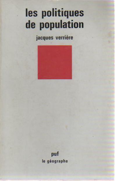 Livrenpoche : Les politiques de population - Jacques Verrière - Livre