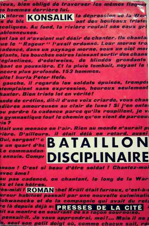 Livrenpoche : Bataillon disciplinaire - Heinz G. Konsalik - Livre
