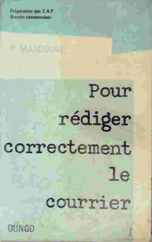 Livrenpoche : Pour rédiger correctement le courrier - Pierre Mandoune - Livre