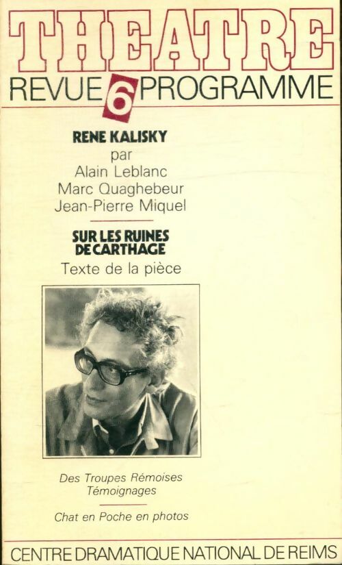 Kalisky - Collectif -  Théâtre - Livre