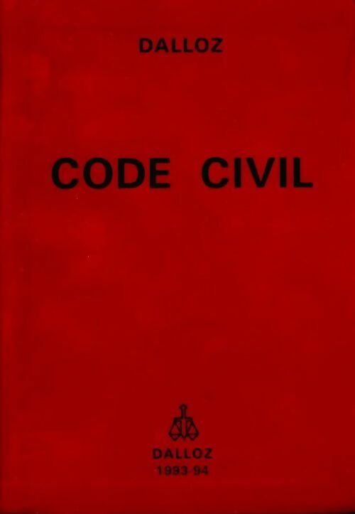 Livrenpoche : Code civil 1993-1994 - Inconnu - Livre