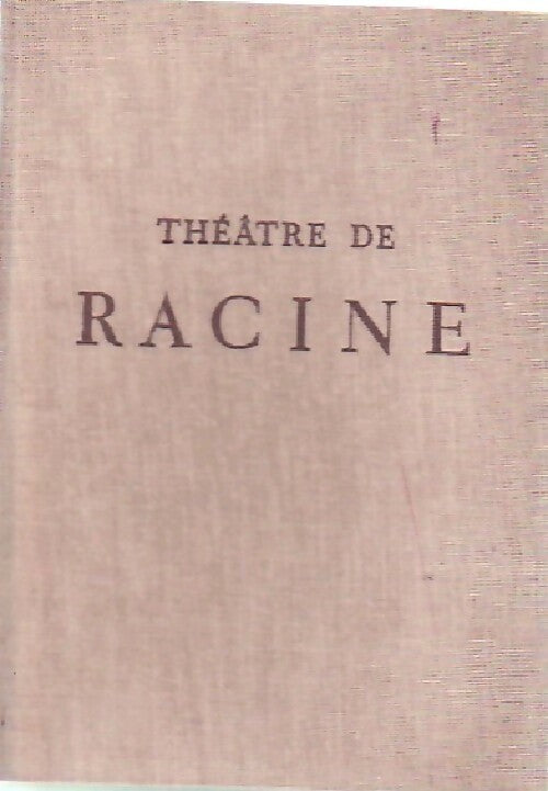 Livrenpoche : Théâtre Tome V - Jean Racine - Livre