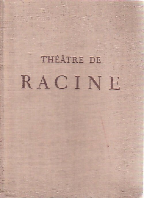 Livrenpoche : Théatre Tome III - Jean Racine - Livre