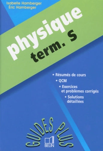 Livrenpoche : Physique Terminale S - Isabelle Hamberger - Livre
