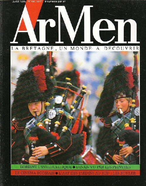 Livrenpoche : ArMen n°69 : Lorient l'interceltique / Dinan vu par les peintres / Le cinéma écossais / ... - Collectif - Livre