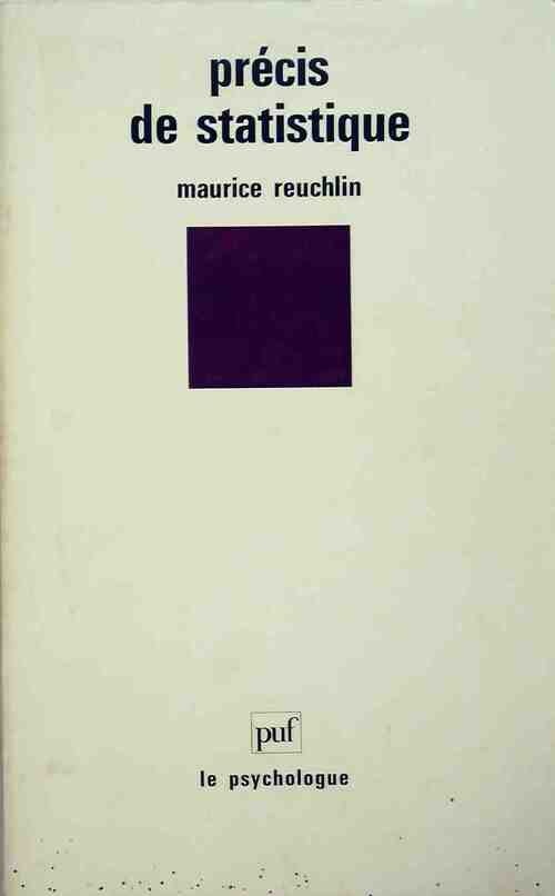 Livrenpoche : Précis de statistique - Maurice Reuchlin - Livre