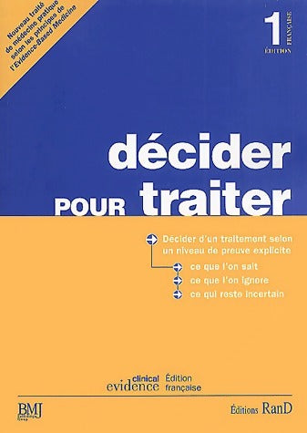 Livrenpoche : Décider pour traiter - Collectif - Livre