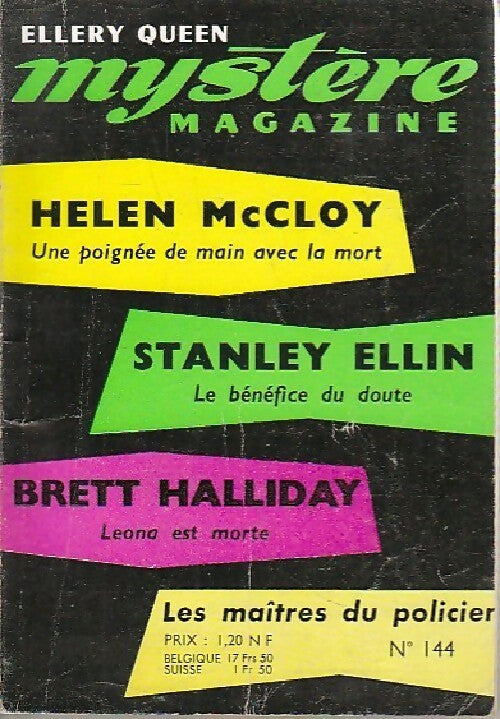 Livrenpoche : Mystère magazine n°144 - Collectif - Livre