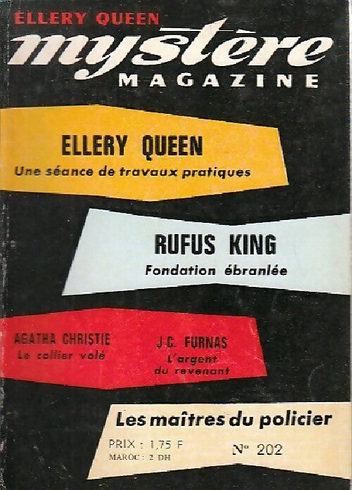 Livrenpoche : Mystère magazine n°202 - Collectif - Livre