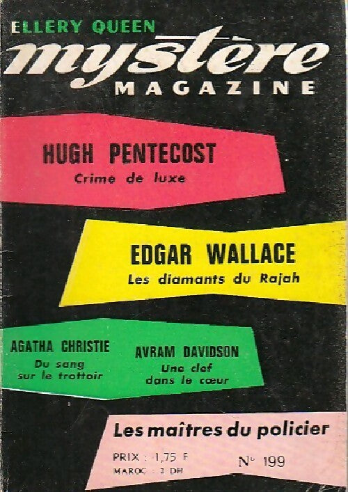Livrenpoche : Mystère magazine n°199 - Collectif - Livre