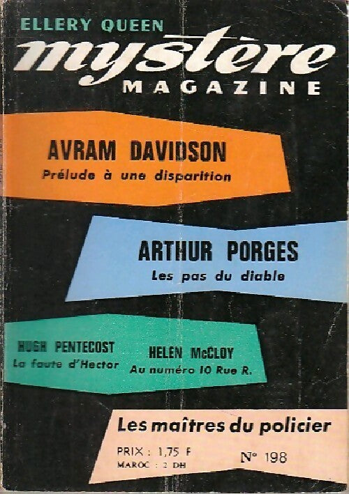 Livrenpoche : Mystère magazine n°198 - Collectif - Livre