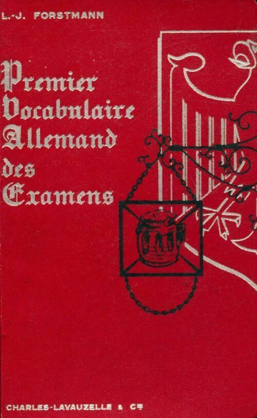 Livrenpoche : Premier vocabulaire allemand des examens - L.-F; Forstmann - Livre