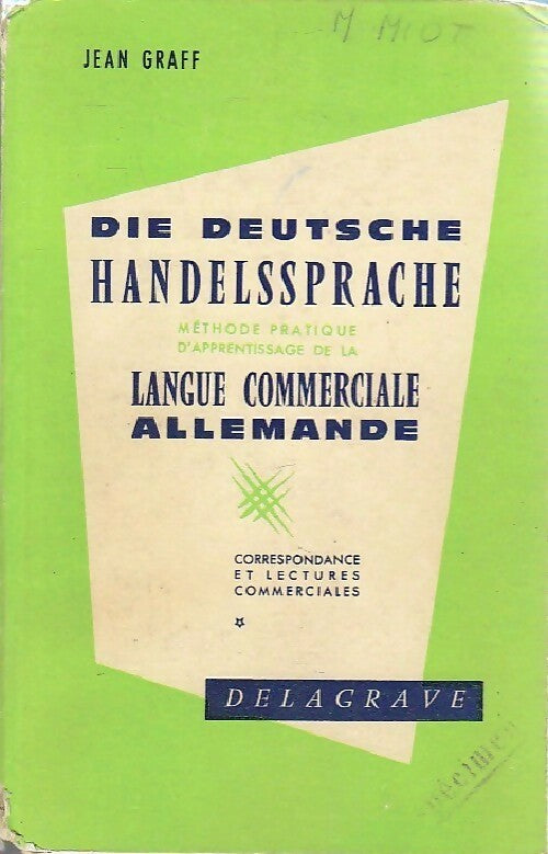 Livrenpoche : Langue commercial allemande / Die Deutsche handelssprache - Jean Graff - Livre
